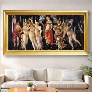 Primavera by Sandro Botticelli Paint by Numbers Kit – Famous Art Extra Large Canvas