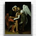 Saint Matthew and the Angel by Caravaggio Paint by Numbers - Famous Bible Art