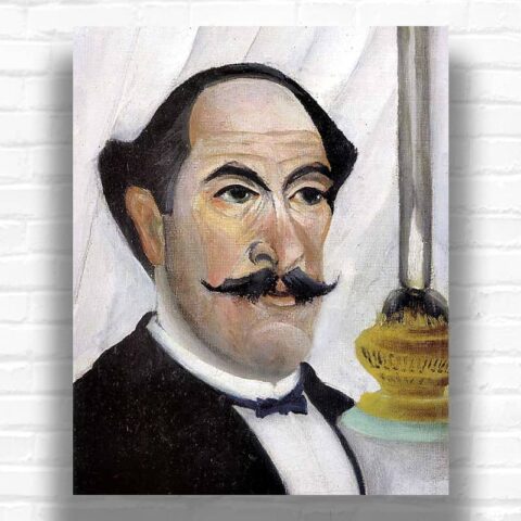 Self Portrait by Henri Rousseau Paint by Numbers - Famous Naive Portrait Art