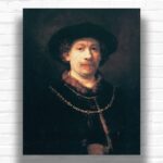 Self-Portrait by Rembrandt 1643 Paint by Numbers – Famous Baroque Portrait