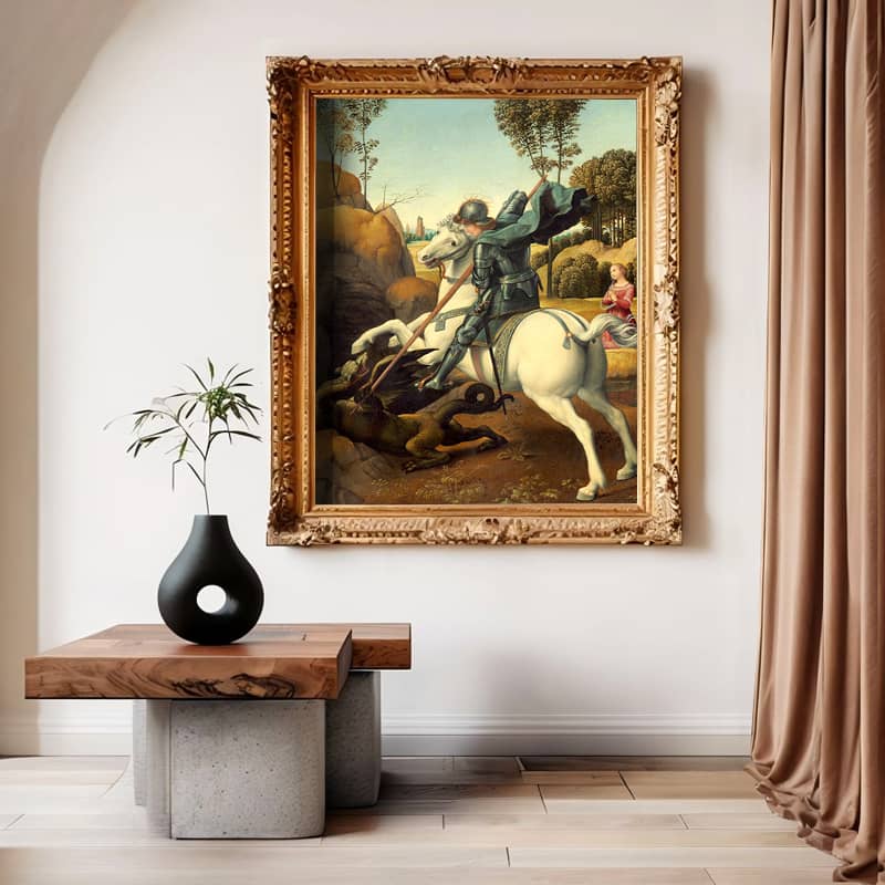St. George and the Dragon by Raphael Paint by Number – Famous Art