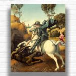 St. George and the Dragon by Raphael Paint by Numbers – Famous Art