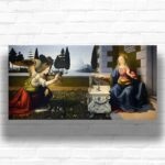The Annunciation by da Vinci Paint by Number - Famous Art on Extra Large Canvas