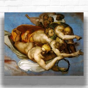 The Blessed Ascending to Heaven in The Last Judgment by Michelangelo - Paint by Numbers