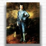 The Blue Boy by Thomas Gainsborough Paint by Numbers - British Rococo Portrait
