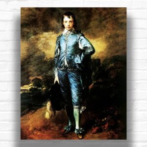 The Blue Boy by Thomas Gainsborough Paint by Numbers - British Rococo Portrait