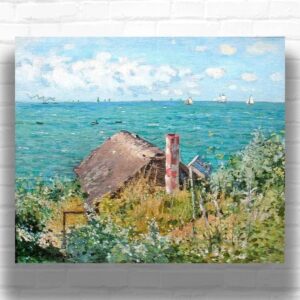 The Cabin at Saint-Adresse by Claude Monet Paint by Numbers - Famous Coastal Art