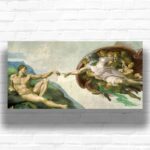 The Creation of Adam by Michelangelo Paint by Number – Famous Biblical Art