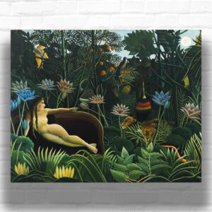 The Dream by Henri Rousseau Paint by Numbers – Famous Surreal Jungle Scene