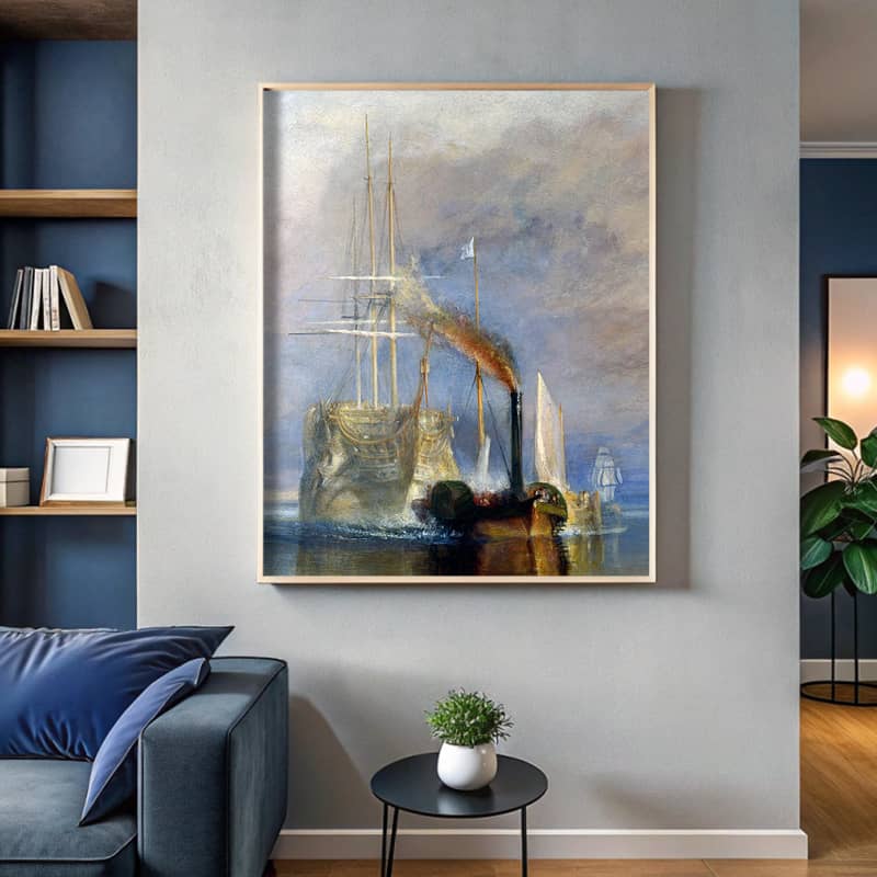 The Fighting Temeraire by J. M. W. Turner Paint by Number - Famous Seascape Art