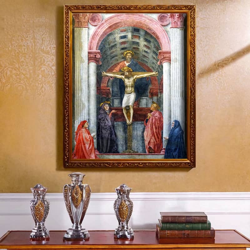 The Holy Trinity by Masaccio Paint by Number - Famous Religious Artwork