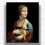 The Lady with an Ermine by da Vinci Paint by Numbers - Most Famous Portrait