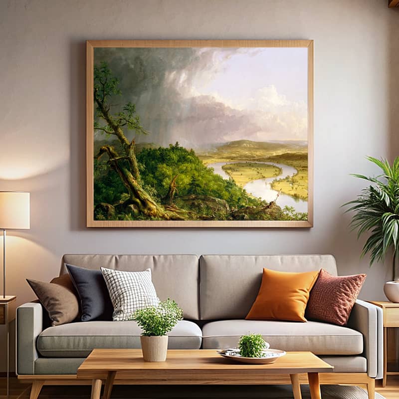 The Oxbow by Thomas Cole Paint by Number - Famous Landscape Artwork