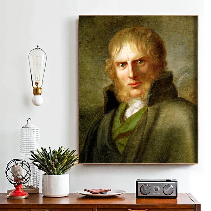 The Painter Caspar David Friedrich by Gerhard von Kugelgen - Paint by Numbers Kit