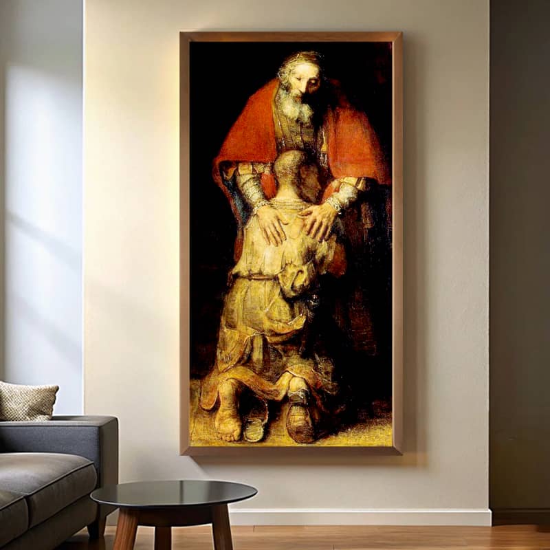 The Return of the Prodigal Son by Rembrandt Paint by Numbers Kit – Big Size Canvas