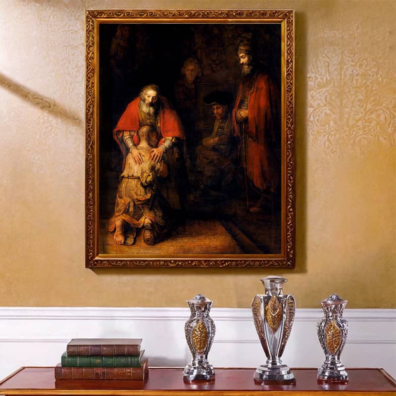 The Return of the Prodigal Son by Rembrandt Paint by Numbers – Popular Art