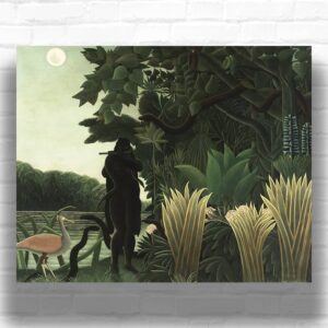 The Snake Charmer by Henri Rousseau Paint by Numbers – Famous Surreal Art
