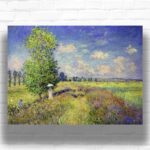 The Summer, Poppy Field by Claude Monet Paint by Numbers - Famous Landscape Art