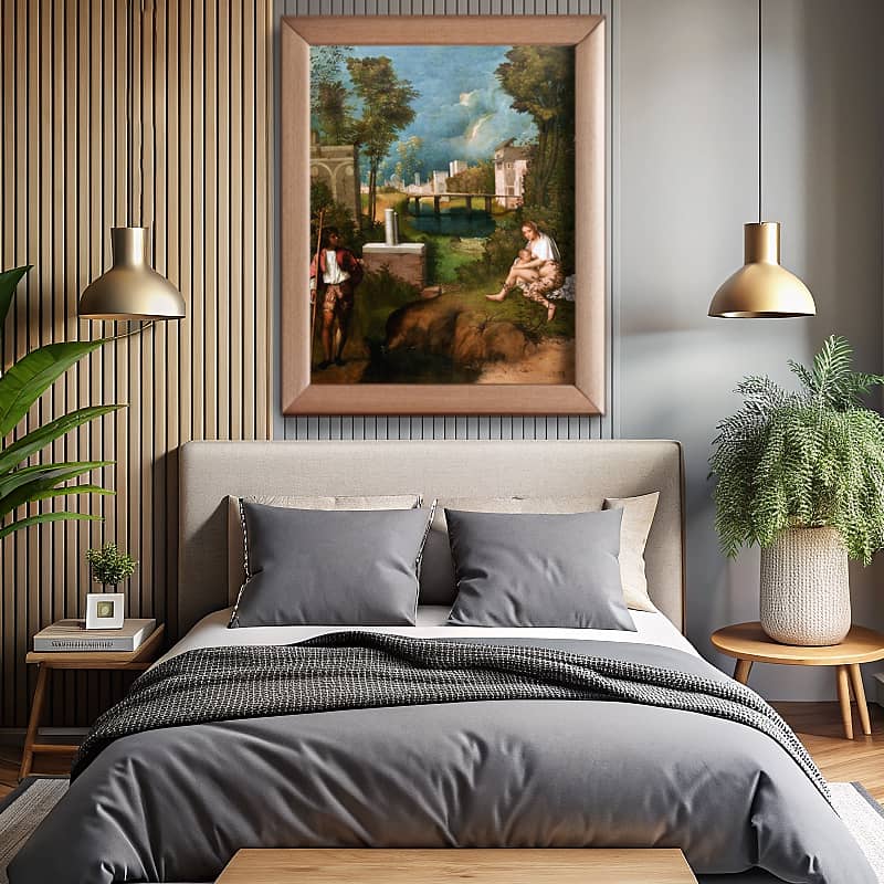 The Tempest by Giorgione Paint by Number – Venetian Renaissance Art