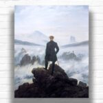 The Wanderer Above the Sea of Fog by Caspar David Friedrich - Paint by Numbers