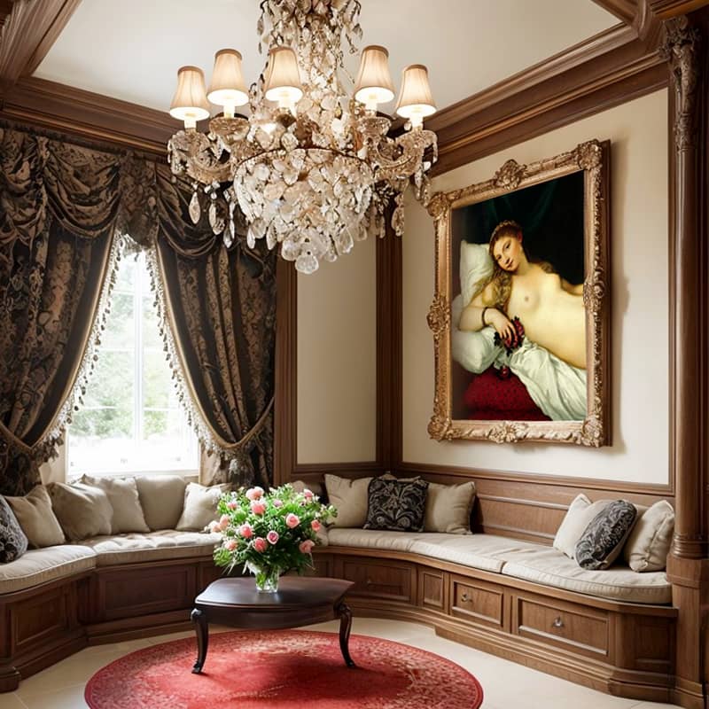 Venus of Urbino by Titian Paint by Number - Famous Renaissance Nude Art