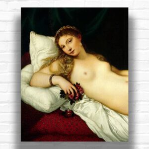 Venus of Urbino by Titian Paint by Numbers - Famous Renaissance Nude Art
