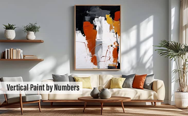Vertical Paint by Numbers