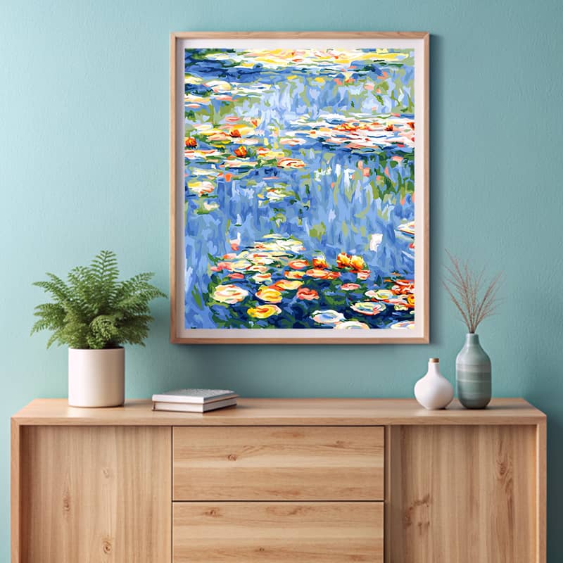 Water Lilies by Claude Monet 1907 - Paint by Numbers Kit