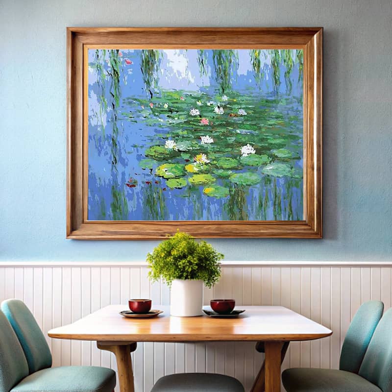 Water Lilies by Claude Monet Paint by Number – Famous Impressionism Art
