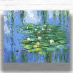 Water Lilies by Claude Monet Paint by Numbers – Famous Impressionism Art