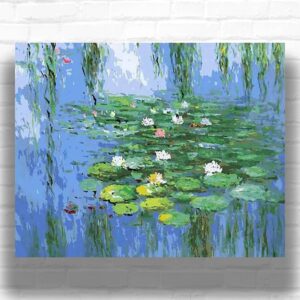 Water Lilies by Claude Monet Paint by Numbers – Famous Impressionism Art